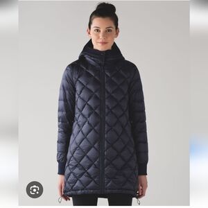 Lululemon No Shivers Jacket In Black Reversable Size 10